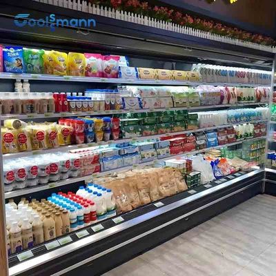Edelstahl-Unterseiten-Kuchen-Kühlvitrine, offener Anzeigen-Gefrierschrank 2500L 580KG
